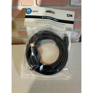 12 Ft HDMI Cable By Onn High-Speed Connectivity For HD Devices new